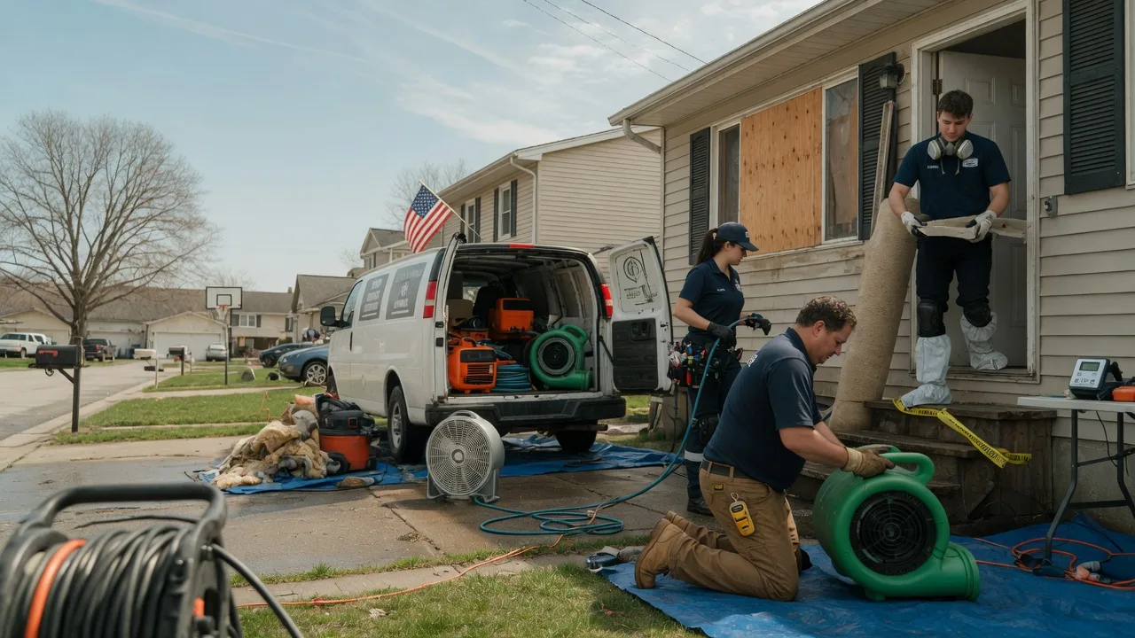 Water Damage Restoration in Pinckneyville, IL near me